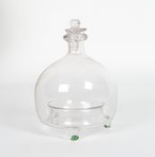 A 19TH CENTURY GLASS WASP TRAP 12.5cm in length x 17cm in height Condition: surface scratches, minor