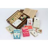 A SMALL GROUP OF VINTAGE GAMES to include 'The Game for Everyone'; 'Plus and Minus'; 'Animal