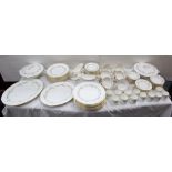 A ROYAL WORCESTER DINNER SERVICE 'Harvest Ring' pattern, approximately 103 pieces in total