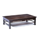 Low table Korean, with tray top, 92cm across x 56cm wide x 28cm high