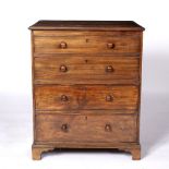 Mahogany fall front side cupboard with one deep drawer and one dummy drawer, 60cm across, 45cm deep,