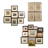 Collection of prints, pictures and engravings of various sizes, all framed (20)