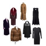 Collection of ladies fashion to include: Christian Dior black dress, size 8, Loewe coat, Maxime