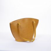 Louis Vuitton Epi Saint Jacques PM tote bag in yellow colourway, no dust bag, 45cm wide overall x