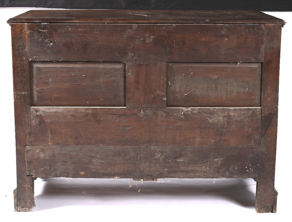 Converted blanket box or coffer originally late 18th/ early 19th Century, with two drawers remaining - Image 5 of 7