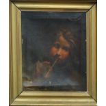 After Joseph Wright of Derby Study of a young boy, oil on canvas, 30cm x 24cm