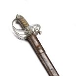 British Rifle officers sword 19th Century, with etched decoration including 'Royal Rifles'