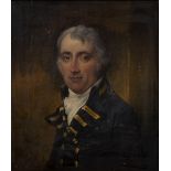 Roger Livesay (c1750- c1823) Head and shoulders portrait of Sir John Johnson, 2nd Baronet of New