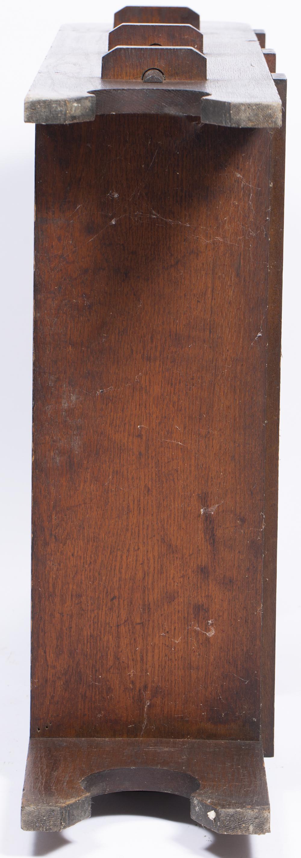Liberty & Co three-tier oak 'Sedley' bookcase, oak, 58cm x 97cm x 20cm - Image 6 of 6