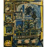 Pablo Picasso (1881-1973) 'L'Atelier, Les Pigeons, Velazquez' print, unsigned, 53.5cm x 45cm