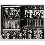 Attributed to Edward Bawden (1903-1989) 'So they led La Beale Isoud thither as she should stand