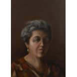 Attributed to Ruth Simpson (1889-1964) 'Louisa Maria Saville (wife of Dr John Nightingale) oil on