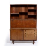 Peter Løvig Nielsen for Løvig Teak sideboard/dresser, 1960's with metal handles, stamped to the