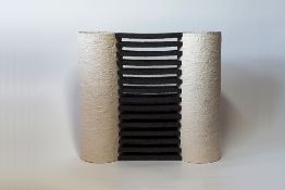 Gillian Montegrande (b.1960) 'Castilla' stoneware, signed to the base, 30.5cm x 28cm x 9.5cm