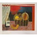 Mary Fedden (1915-2012) 'Red Sunset' 1994, signed print, edition number 340/500, blind stamp lower