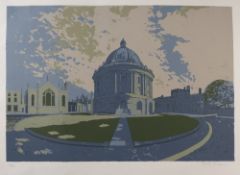 Simon Simpson (Contemporary) 'Radcliffe Camera, Oxford' screenprint, numbered 8/50, signed in pencil