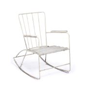 Ernest Race (1913-1964) for Race Furniture Ltd 'The Rocker' rocking chair, circa 1951, 79cm high x