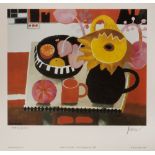 Mary Fedden (1915-2012) 'The Orange Mug' 1996, signed print, edition number 492/550, blind stamp