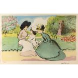 Kees Van Dongen (1877-1968) 'Dans la parc' lithograph, blind stamp and numbered 221/290 in pencil