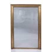 Large gilt overmantel 19th Century, with beaded and leaf border, 170.5cm high, 110cm wide Condition: