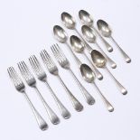 Collection of silver forks and spoons all bearing marks for Cooper Brothers & Sons Ltd, Sheffield