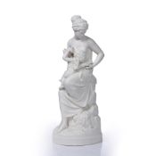 Parian ware figure group 'Cupid Betrayed' title to the front, otherwise unmarked, 42.5cm high