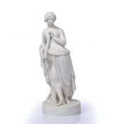 After William Beattie (1793-1875) for Bates, Brown, Westhead & Moore 'Euterpe' parian ware figure