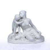 After John Bell (1811-1895) for Minton 'Childs play' parian ware figure group, marks to the