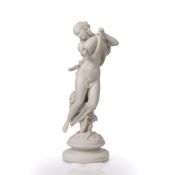 James & Thomas Bevington parian ware figure group with impressed marks 'J & TB, 113' to the reverse,