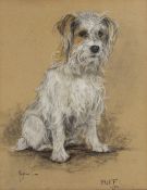 Marjorie Cox (1915-2003) Ruff, 1970 signed, titled and dated pastel 41 x 32cm. Good condition.