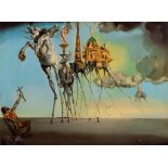 After Salvador Dali (1904-1989) The Temptation of Saint Anthony numbered and with blindstamp