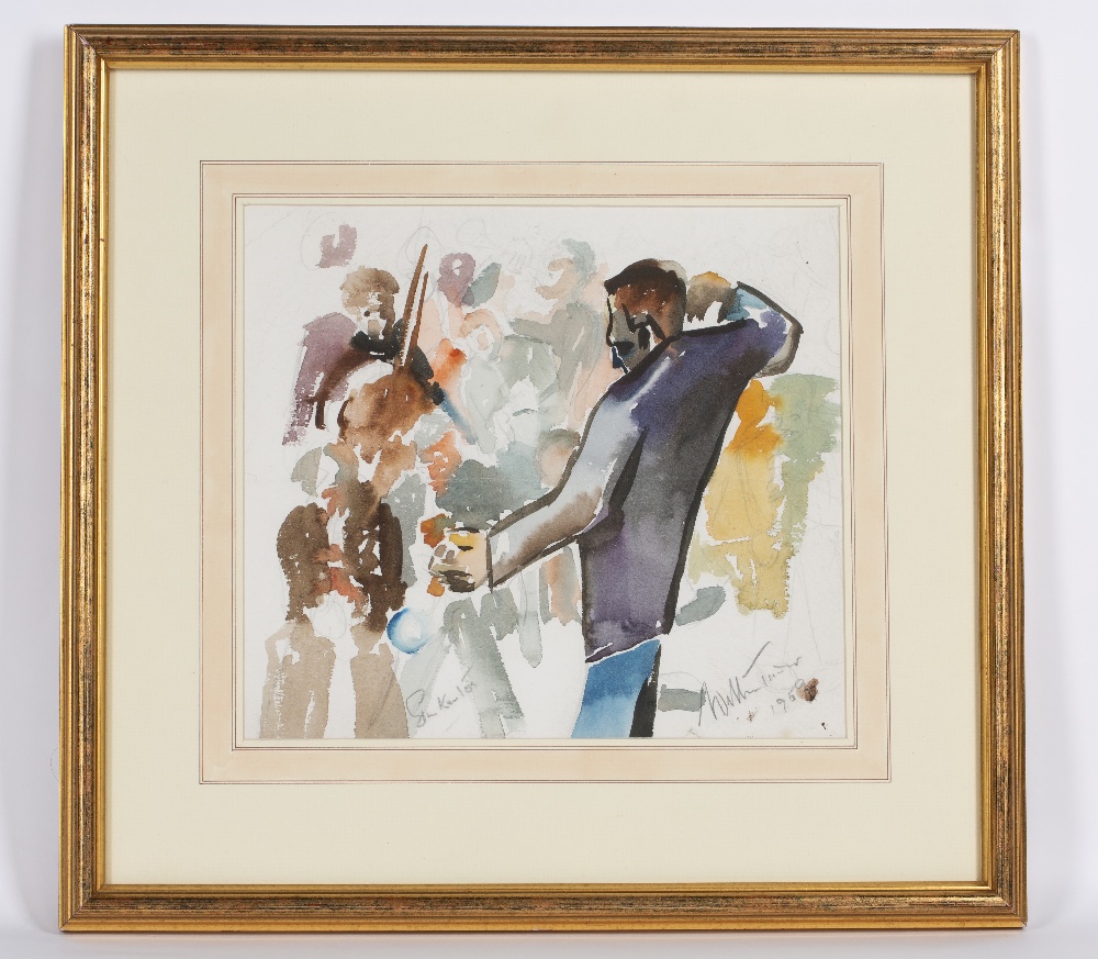 William Ralph Turner (1920-2013) The Orchestra, 1959 signed and dated in pencil (lower right) - Image 2 of 3