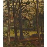 Mavis Blackburn (b.1923) The Edge of the Wood signed oil on canvas 40 x 35cm. Minor surface wear