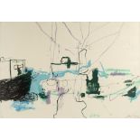 Sadie Tierney (b.1971) Abstract signed and numbered 3/6 in pencil drypoint and mixed media 62 x