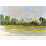 •AFTER CHARLES, PRINCE OF WALES Highgrove House, lithograph in colours, pencil signed and dated 2000