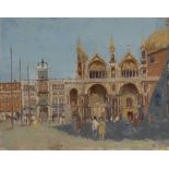 NEIL FRANCIS CAIRNCROSS (20TH CENTURY) St. Mark's Basilica, Venice, signed with initials,