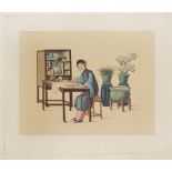 THYRSOS - VERLAG (pubs) 'Chinesische Miniaturen', seven prints in colour, published 1924, with