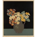 JOHN HALL THORPE (1874-1947) 'Polyanthus', woodcut, pencil signed in the margin and titled, 29 x