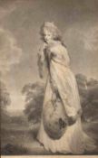FRANCESCO BARTALOZZI AFTER SIR THOMAS LAWRENCE Miss Elizabeth Farren, Countess of Derby,