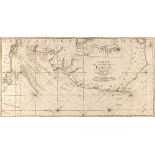 JAILLOT 'Carte de L'Entree de la Tamise avec les Bancs, Passes, Isles et Costes comprises entre
