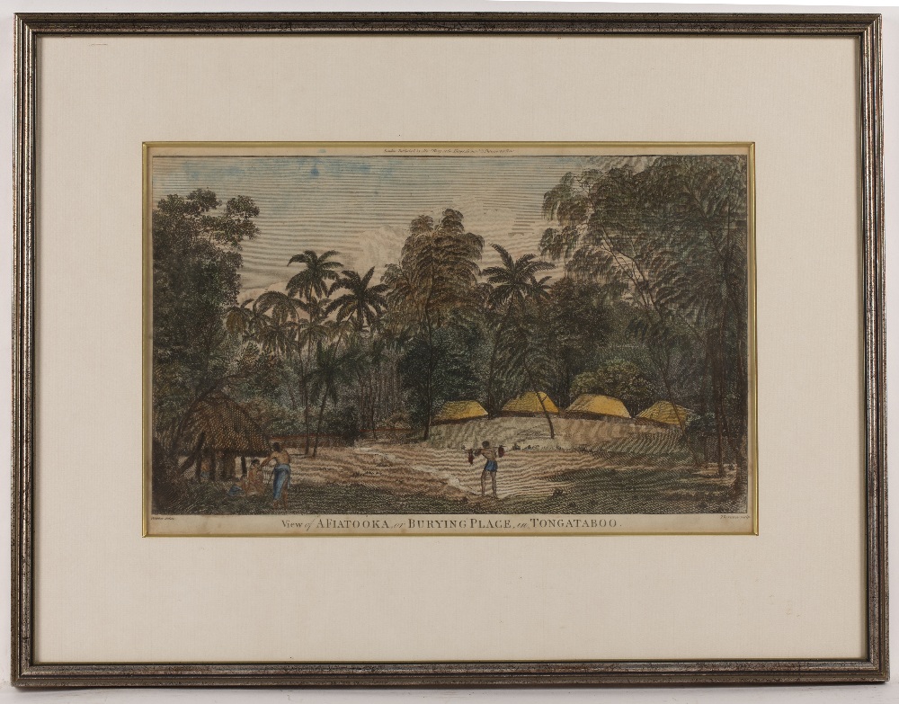 THORNTON AFTER JOHN WEBBER 'View of Afiatooka, or Burying-Place, in Tongataboo', and another similar - Image 4 of 6