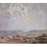 20TH CENTURY CONTINENTAL SCHOOL 'Malta', oil on board, inscribed with title on reverse