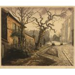 MARCEL HARANG (b.1910) 'Lapin Agile a Montmartre, Paris', signed and titled in pencil, coloured