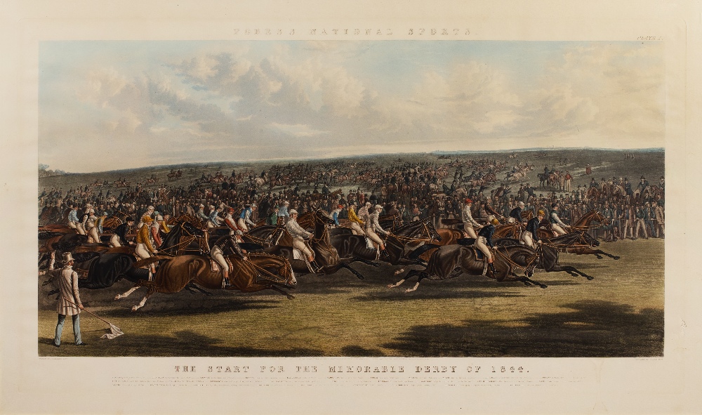 CHARLES HUNT AFTER J.F. HERRING 'Fores's National Sports, - 'The Start for the Memorable Derby of