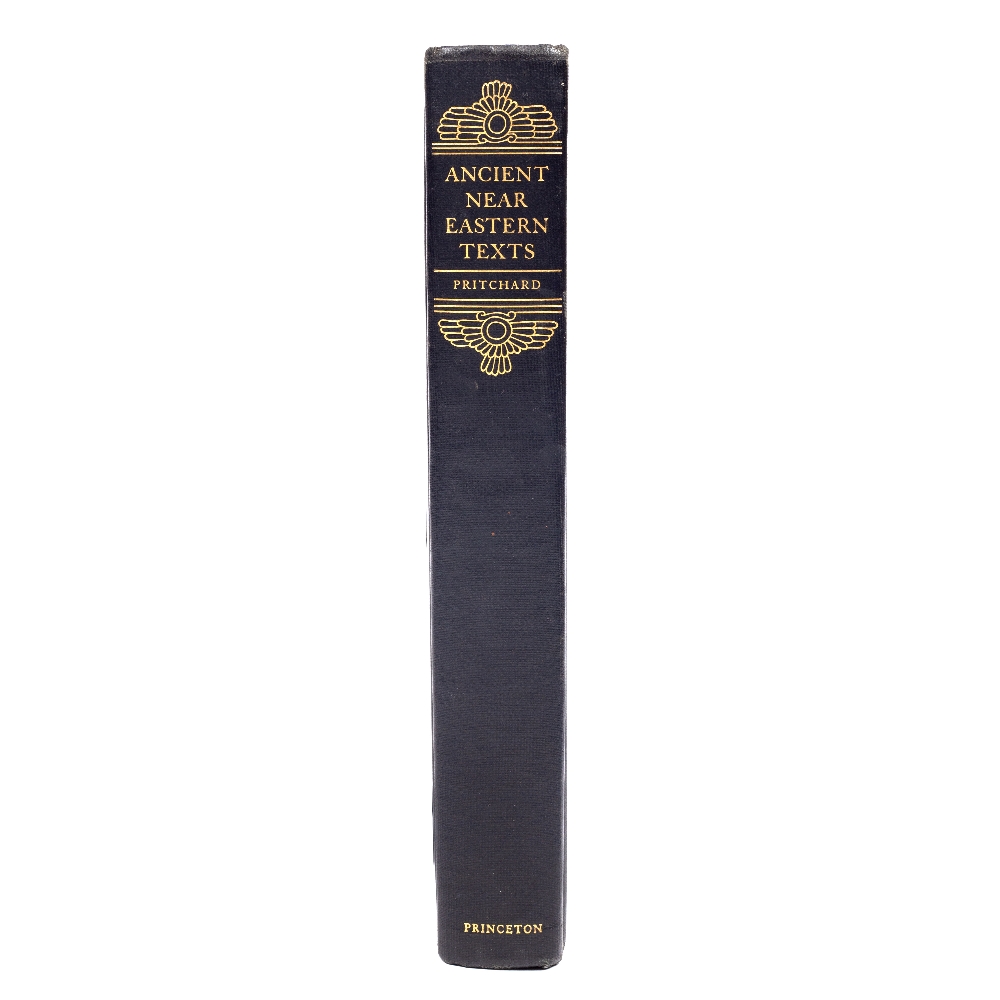 PRITCHARD, James B, Ed. 'Ancient Near Eastern Texts' 1st Ed. small Fo. black cloth, gilt title.