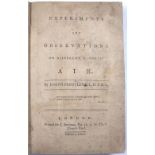 PRIESTLY, John, Experiments and Observations on Different Kinds of Air. Johnson, St Paul's