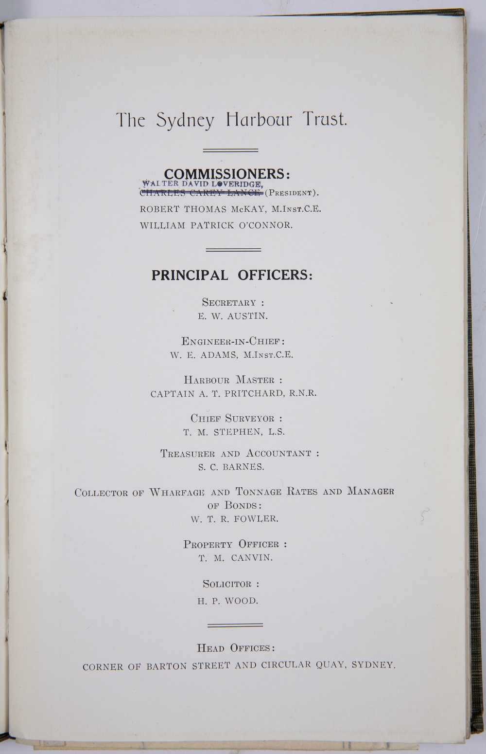 THE PORT OF SYDNEY N.S.W. Official Handbook published by the Sydney Harbour Trust Commissioners 1924 - Image 4 of 4