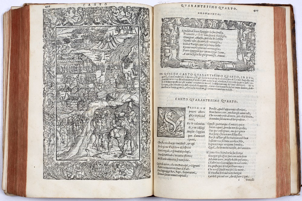 ARIOSTO, Ludovico, Orlando Furioso. A 16th century Italian Epic Poem in 46 cantos originally - Image 6 of 6