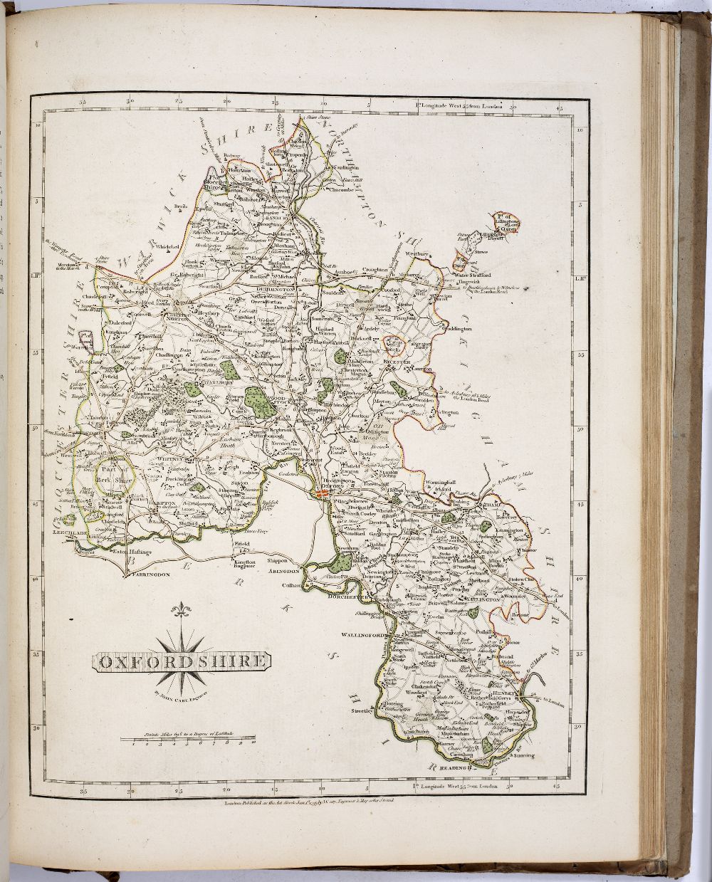 CARY, John, Cary's New and Correct English Atlas: being a New Set of County Maps from Actual - Image 4 of 5