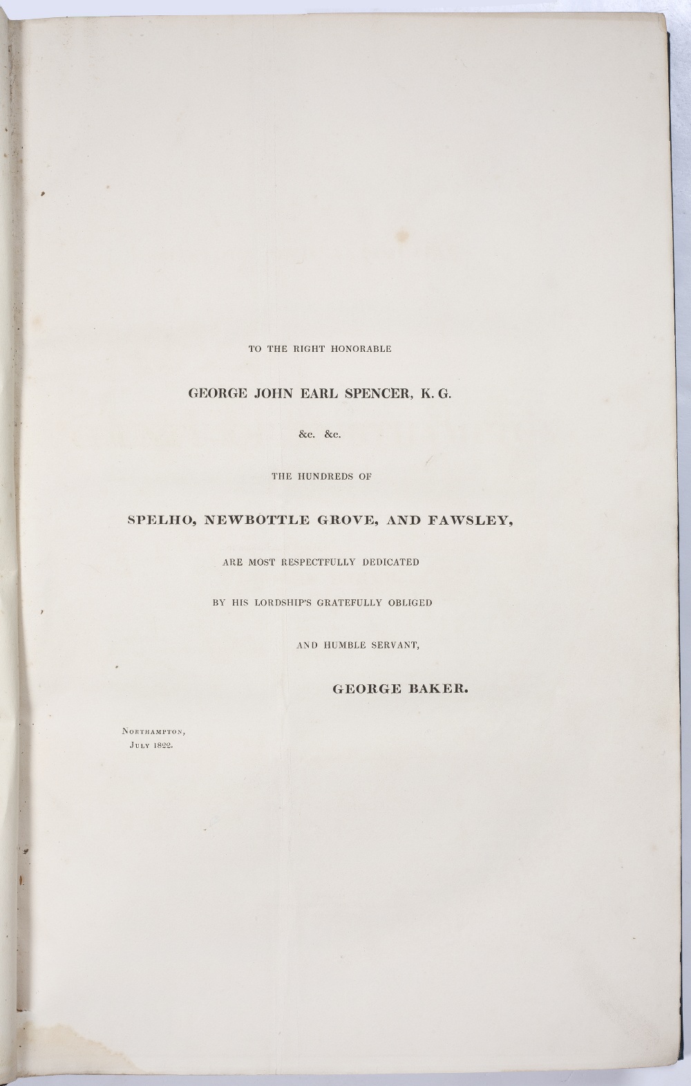 BAKER, George, The History and Antiquities of the County of Northampton. Bowyer Nichols, London - Image 2 of 4